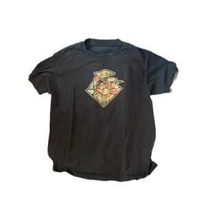 Pink & Dolphin Black T-Shirt Mens XL